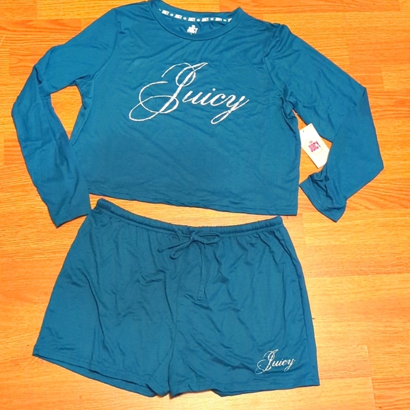 Juicy Couture Other - NWT: Juicy Couture 2 pc pajama set moroccan blue size large